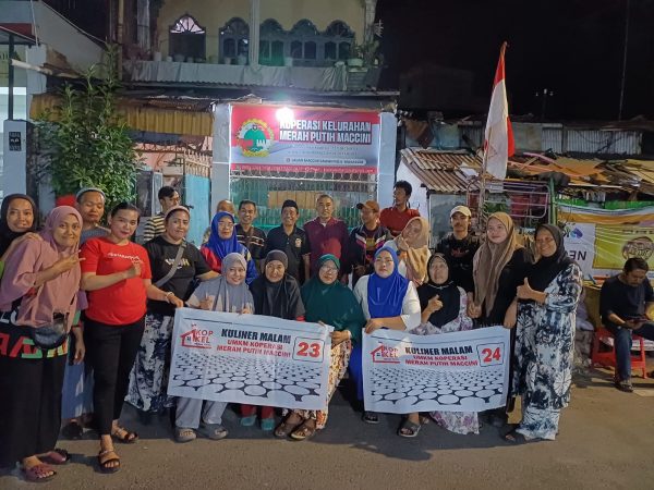 Koperasi Kelurahan Merah Putih Maccini Gelar Pasar Malam