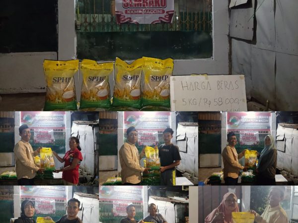 Koperasi Kelurahan Merah Putih Maccini Salurkan Beras Murah Berkualitas