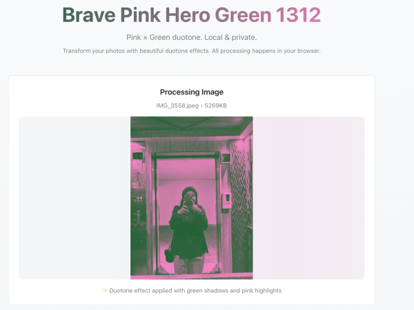 Cara Membuat Foto Profil Warna Pink dan Hijau Seperti di Media Sosial