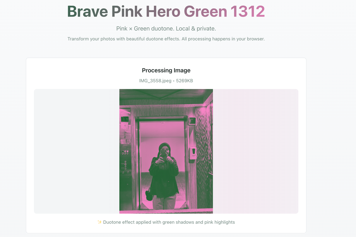 Cara Membuat Foto Profil Warna Pink dan Hijau Seperti di Media Sosial